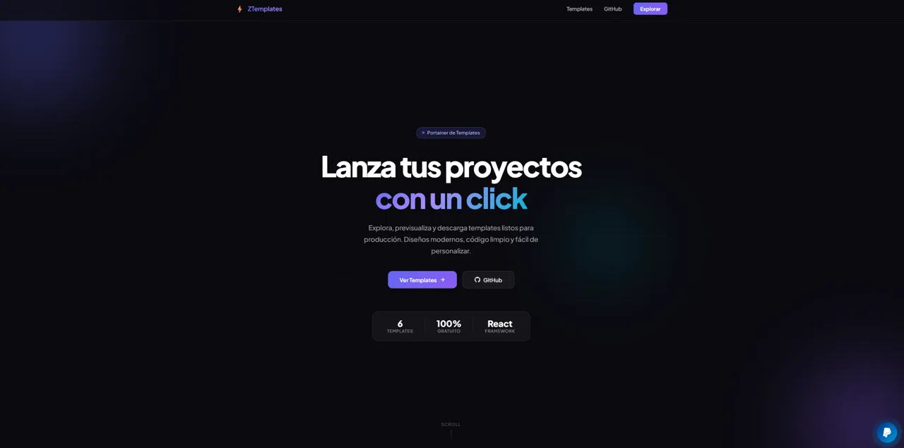 Templates: proyecto de César Sobrino con plantillas web gratuitas