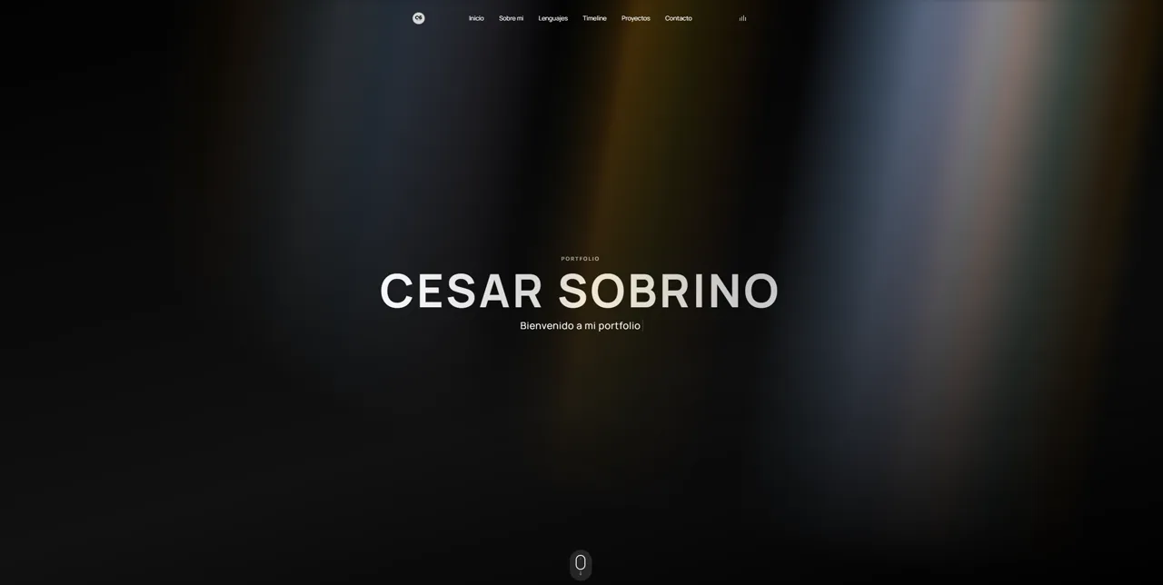 Portfolio de Angular de César Sobrino, desarrollador Full Stack